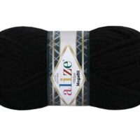 Алізе Мегафіл (Alize Megafil Super Lana) 100г/55м 060 чорний