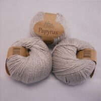 ФібраНатура Папірус (Fibranatura Papyrus) 50гр/120м 229-21 сірий