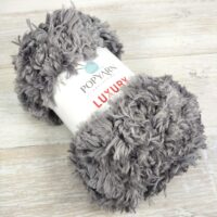 ПопЯрн Люкс (PopYarn Luxury) 200г/100м 908 чорний