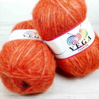 Вега Фешион (Vega Fashion) 100г/230м оранжевий меланж