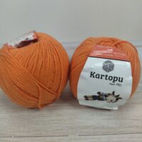 Картопу Амігурумі (Kartopu Amigurumi) 50г/165м К201 оранжевий