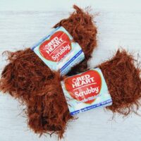 Орео Неат Скрубі (Oreo Heart Scrubby) 100г/92м коричнева травка