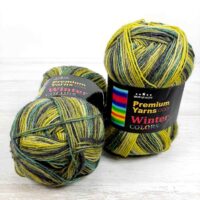 Преміум Ярнс Вінтер Колор (Premium Yarns Winter Colors) 100г/410м 807 сіро-салатовий