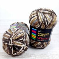 Преміум Ярнс Вінтер Колор (Premium Yarns Winter Colors) 100г/410м 806 бежево-коричневий
