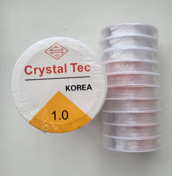 Волосінь-гумка для рукоділля d 1,0мм 4,2м прозора Crystal Tec