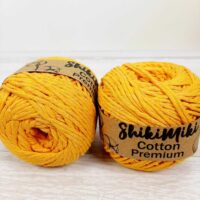 Шнур Шикімікі Котон Преміум (Shikimiki Cotton Premium) 2мм 100г/85м 19009 гірчиця
