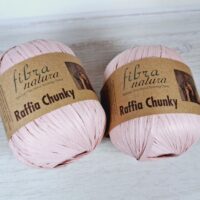 ФібраНатура Рафія Чанкі (Fibranatura Raffia Chunky) 100г/131м 114-04 рожевий