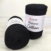 Ярнарт Макраме Коттон 250г/225м 750 черный