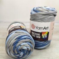 Ярнарт макраме Cord 3mmYarnArt VR 916 сіро-блакитний