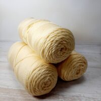 Сток акрил однотон 100г/190м блідо-жовтий