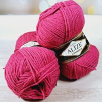 Алізе Ланаголд Класік (Alize LanaGold Classic) 100г/240м 798 бугенвiлiя