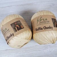 ФібраНатура Рафія Чанкі (Fibranatura Raffia Chunky) 100г/131м 114-17 беж темний