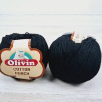 Олівін Котон Пунч (Olivin Cotton Punch) 50г/200м 1001 чорний