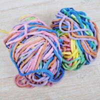 Сток велюр 100г/120м райдужний меланж