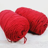 Сток акрил однотон 100г/190м малина