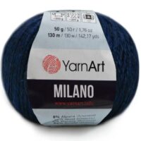 Ярнарт Мілано (YarnArt Milano) 50г/130м 877 синя