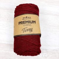 Шнур Преміум Ярнс Тері (Premium Yarns Terry) 250г/175м 8519 бордо
