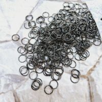 Сполучне кільце одинарне 8мм Черный 5г +-20шт