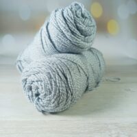 Сток акрил однотон 100г/190м сірий твід