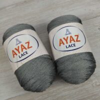 Аяз Лейс (Ayaz Lace) 250г/225м 1130 сірий стрічка