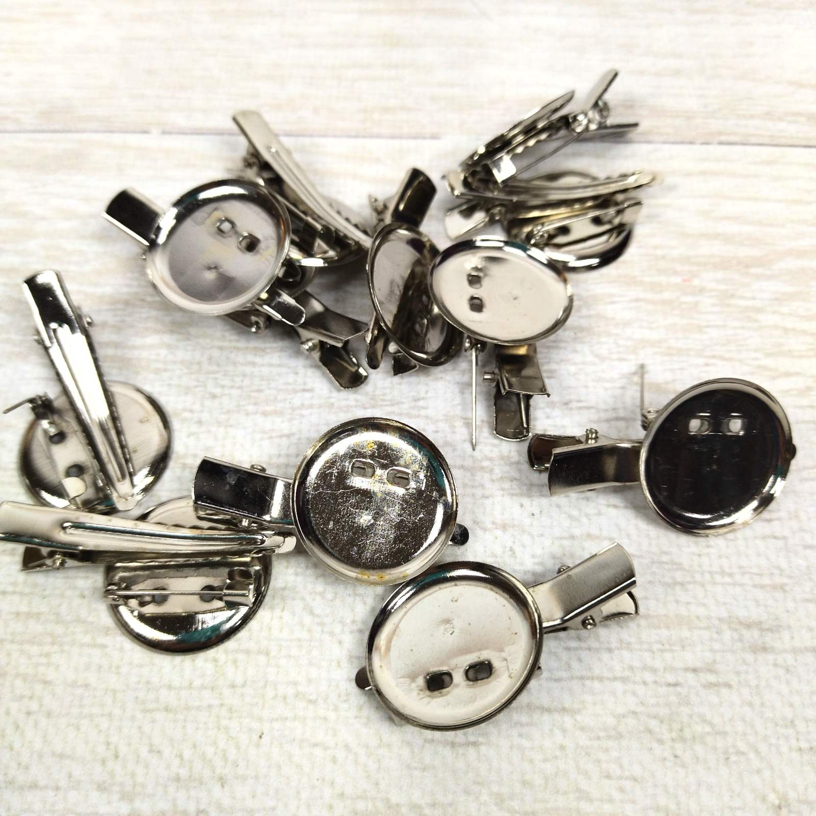 Заколка уточка-брошка 2в1 20мм 35*10мм