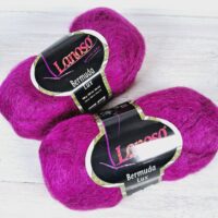Ланосо Бермуда Люкс (Lanoso Bermuda Lux) 100г/500м 150 фуксiя