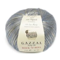 Газзал Рок-н-Ролл (Gazzal ROCK N ROLL) 50г/115м 13478 блакитний