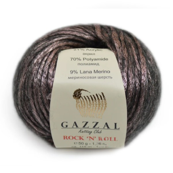 Газзал Рок-н-Ролл (Gazzal ROCK N ROLL) 50г/115м 13092 ліловий