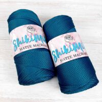 Шнур ПП Шикімікі Макраме матовий (Shikimiki Matte Macrame) 3мм 250г/135м 7037 петроль