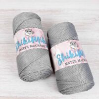 Шнур ПП Шикімікі Макраме матовий (Shikimiki Matte Macrame) 3мм 250г/135м 7043 сталь