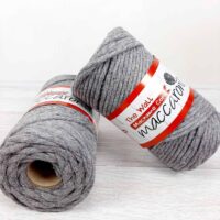 Шнур Шикімікі Макраме Роуп (Shikimiki Macrame Rope) 3мм 200г/100м 1206 сірий меланж