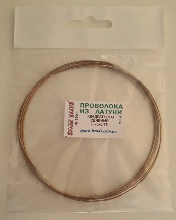 Spark Beads Дріт для рукоділля №9901 d 0,75мм 2м золото