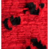 Алізе Понпонелла (Alize Ponponella) 100г/110м 5112 червона з чорним