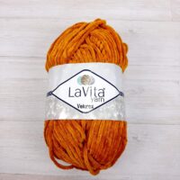 Візел Лавіта Велюрекс (Lavita Yarn Velurex) 100г/140м 7108 оранжевий