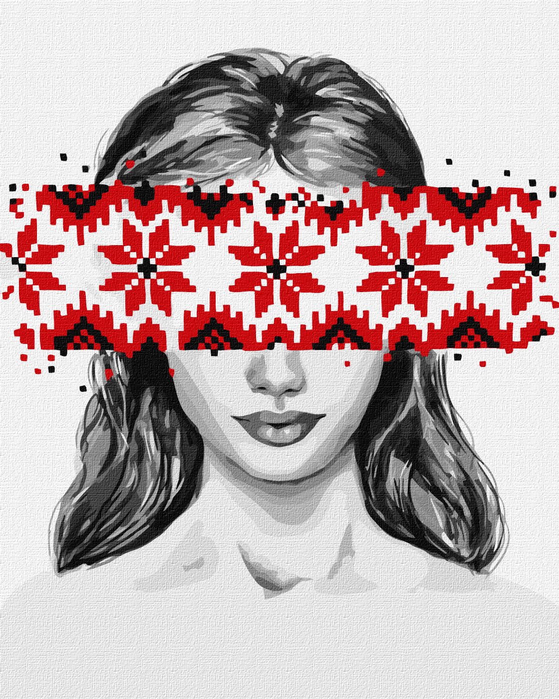 Картина за номерами КНО2561 Оберіг 40*50см