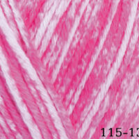 Гімалая Денім (Gimalaya Denim) 50г/140м 115-13 меланж рожевий