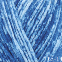 Гімалая Денім (Gimalaya Denim) 50г/140м 115-14 меланж синій