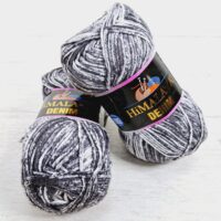 Гімалая Денім (Gimalaya Denim) 50г/140м 115-04 меланж чоно-білий