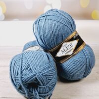 Алізе Ланаголд Класік (Alize LanaGold Classic) 100г/240м 498 джинс