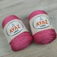 Аяз Лейс (Ayaz Lace) 250г/225м 1236 рожевий стрічка