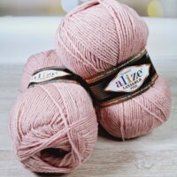 Алізе Ланаголд Файн (Alize LanaGold Fine) 100г/390м 161 пудра