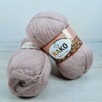 Нако Ангора Люкс (Nako Angora Lux) 100г/550м 11183 рожево-пудровий