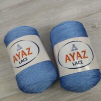 Аяз Лейс (Ayaz Lace) 250г/225м 1214 блакитний стрічка