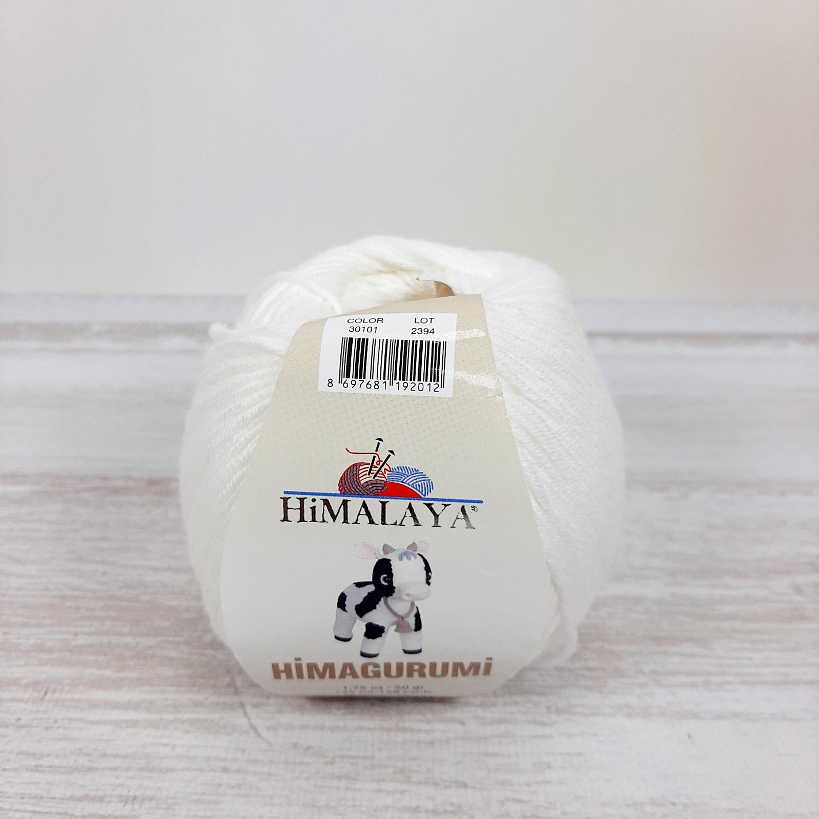 Гімалая Гімагурумі (Himalaya Himagurumi) 50г/145м 30101 білий