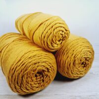 Сток акрил однотон 100г/190м гірчиця