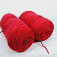 Сток акрил однотон 100г/190м червоний