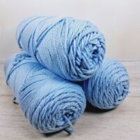 Сток акрил однотон 100г/190м блакитний