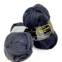 Преміум Ярнс Вінтер (Premium Yarns Winter) 100г/410м 601 чорний