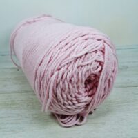 Сток акрил однотон 100г/190м пастельно-рожевий
