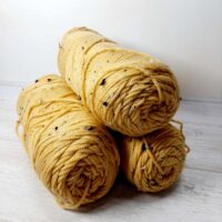 Сток акрил однотон 100г/190м жовтий твід